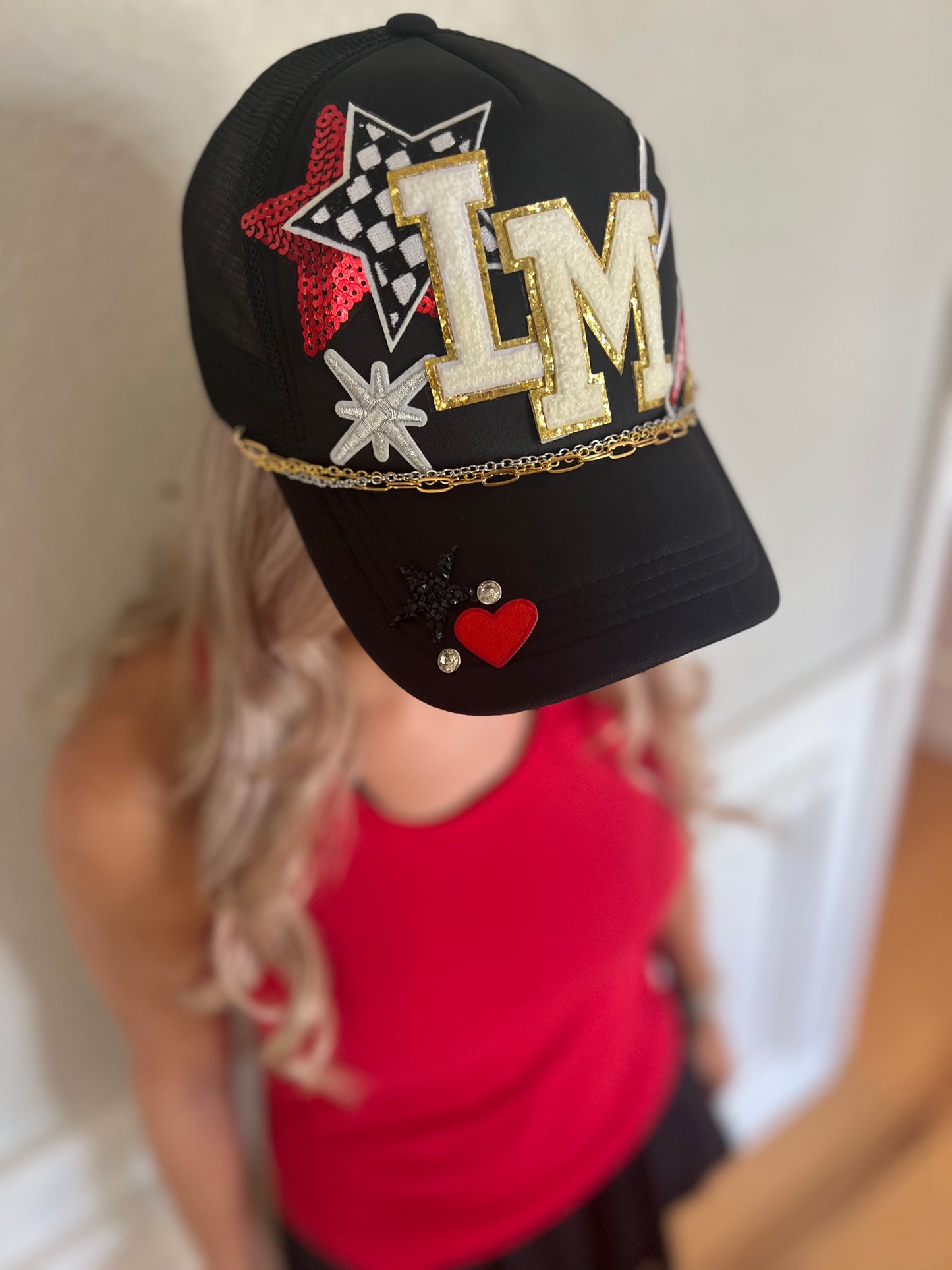 Lake Mary Cheer Mom Custom Trucker Hat