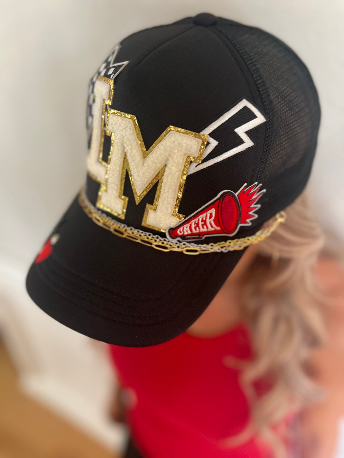 Lake Mary Cheer Mom Custom Trucker Hat